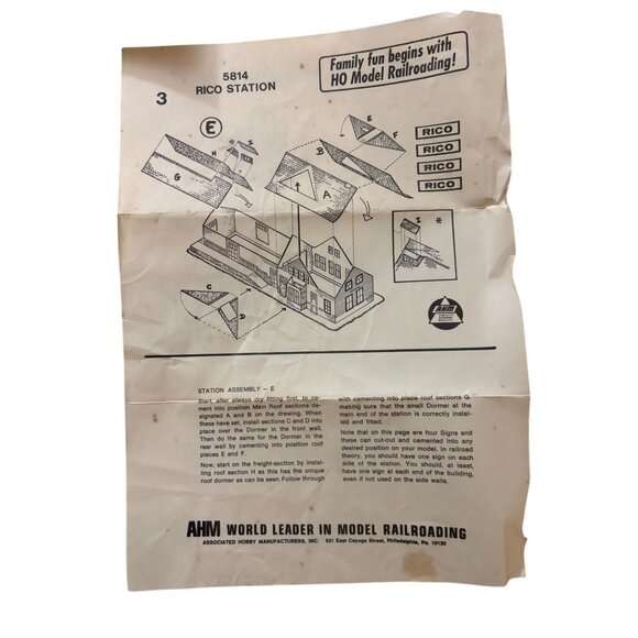 Vintage Kibri 8502 Western Saloon Model Kit Holiday Family Craft - Picture 9 of 10